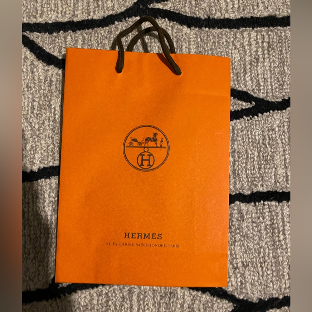 Authentic Hermès Orange Bag